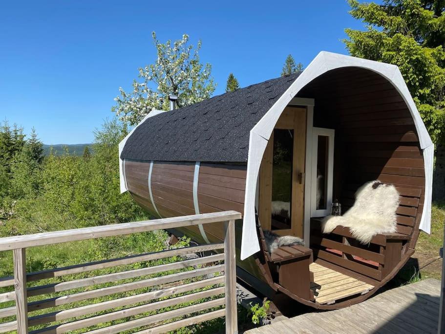 Forest Cabin With Stunning Mountain View & Sauna Torsby Exterior photo